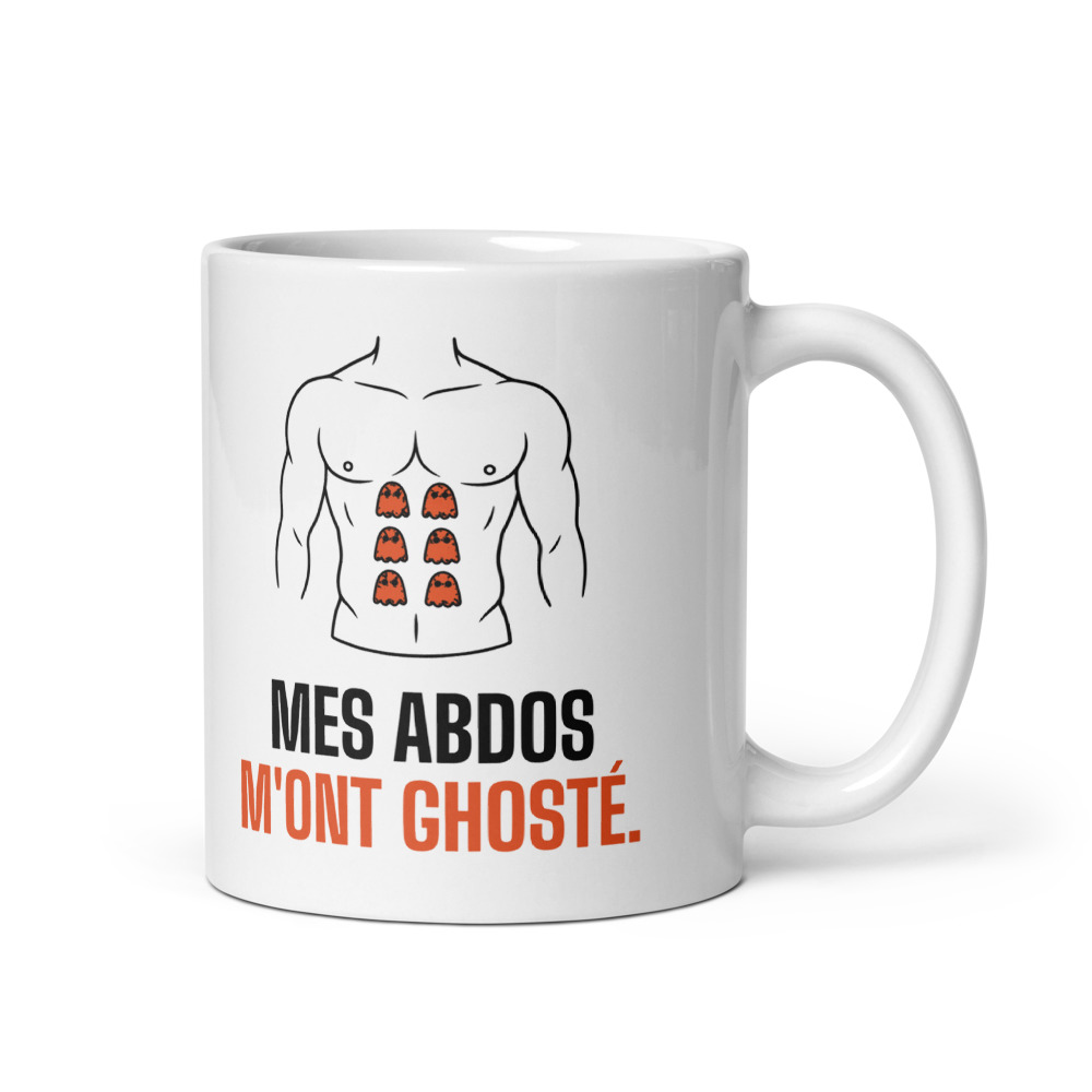 Mug 33 cl « Mes abdos m'ont ghosté. »