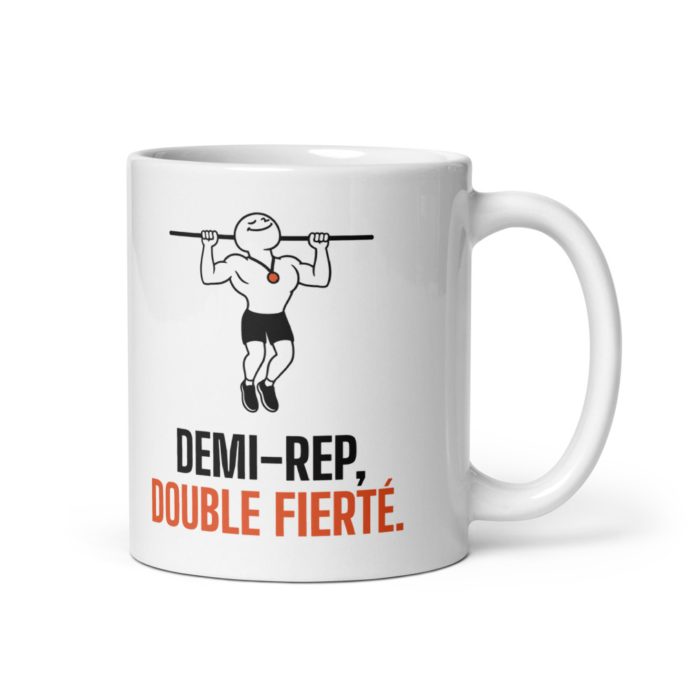 Mug 33 cl « Demi-rep, double fierté. »