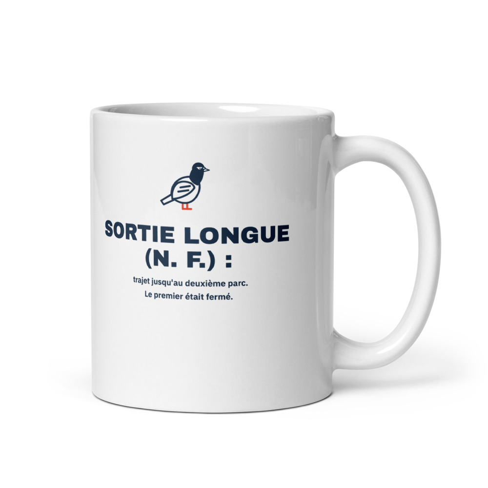 Mug 33 cl « Sortie longue (n. f.) : »